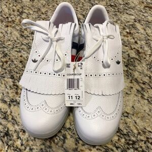 Brand New White adidas coursecup golf shoes with mini traction! Sz11